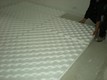 Pose de dalles  plots pour plancher chauffant
